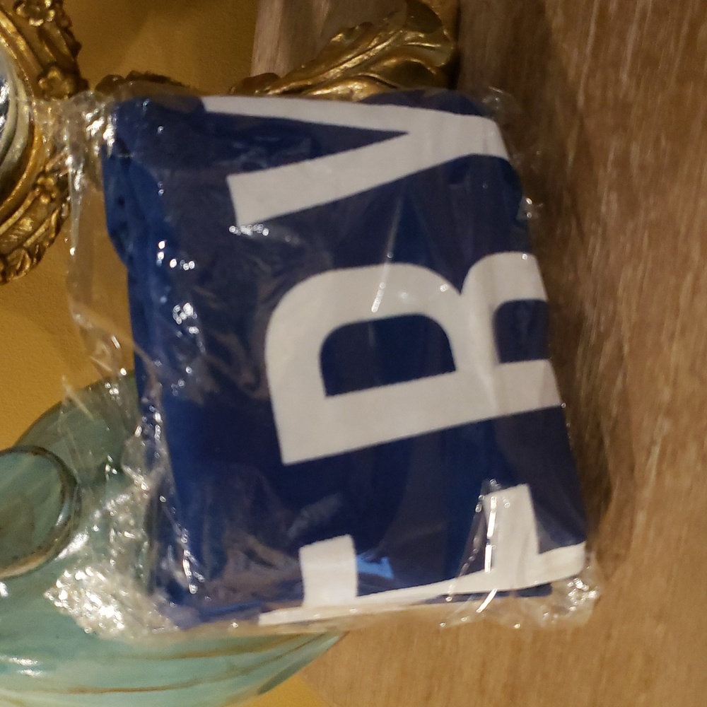 NWT! XL 'EVERYTHING' Durable Cobalt Blue & White Tote - Picture 2 of 2